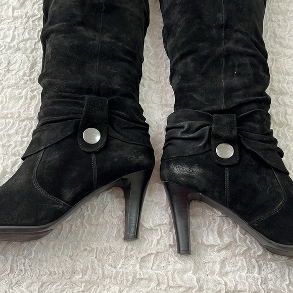 Blake Scott  Logan Suede Boots In Black. Size 8.5 - Picture 6 of 14